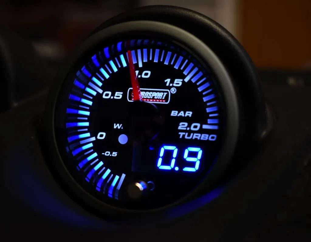 ProSport JDM Style Digital Peak Gauge- Boost (BAR)