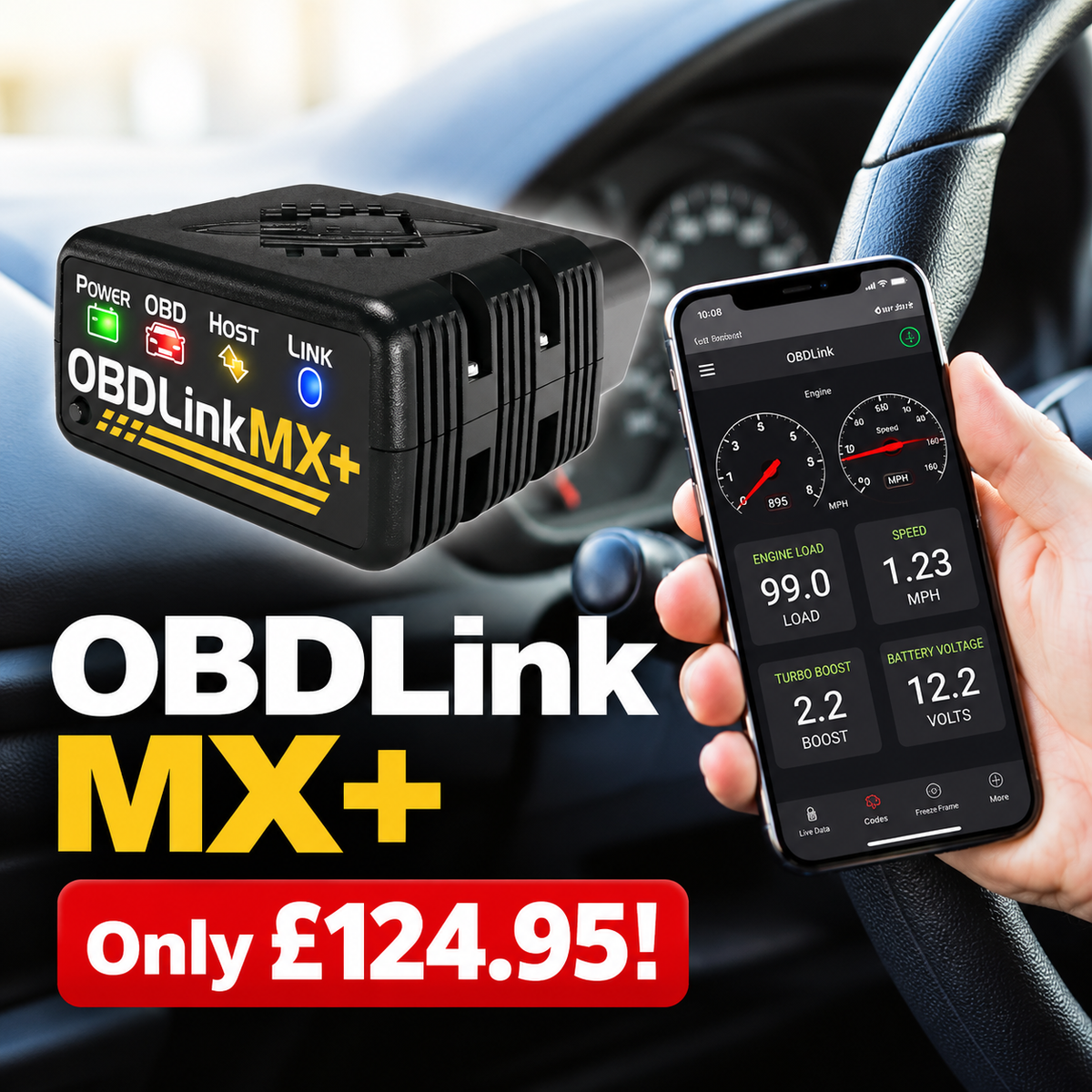 OBDLink MX+ diagnostic scanner