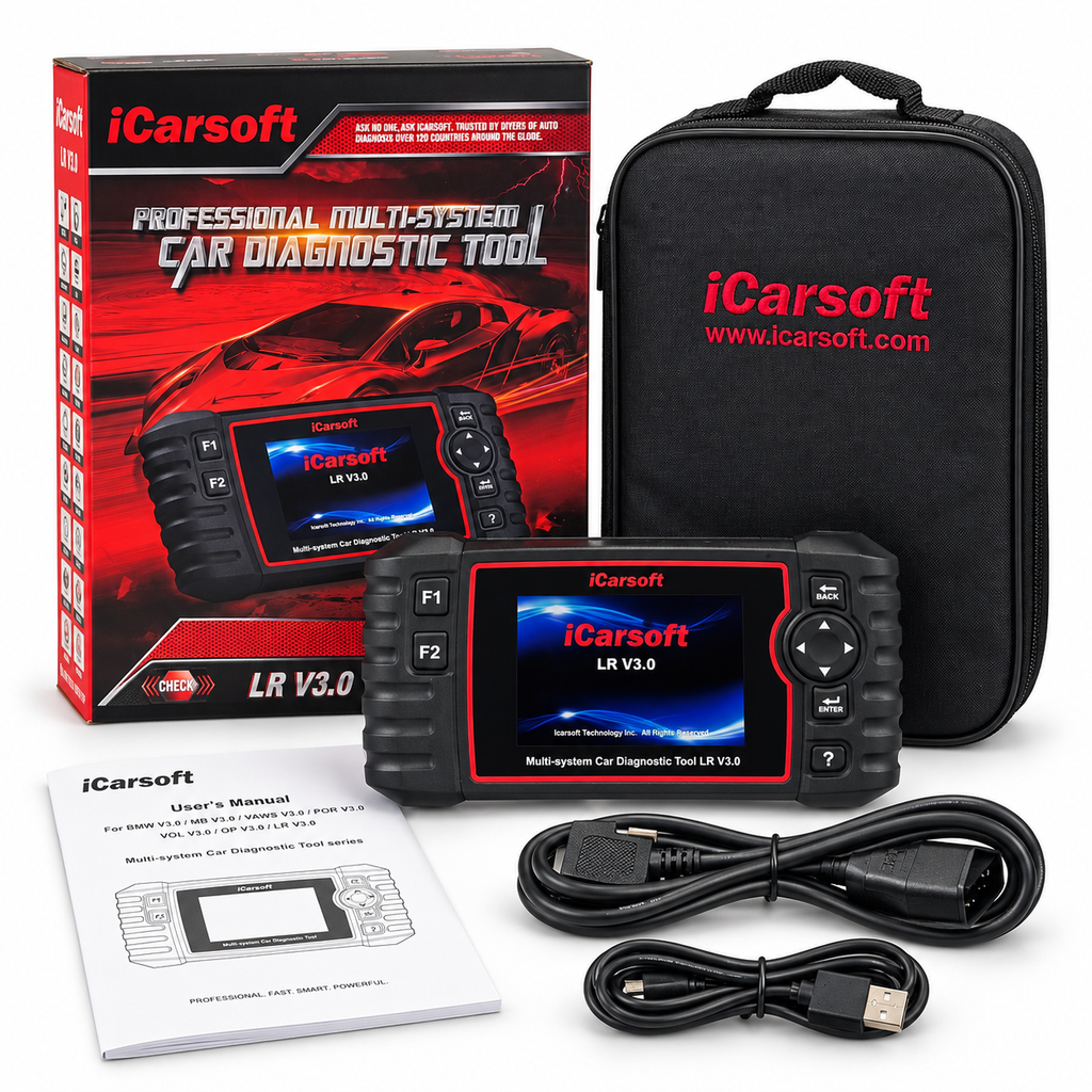 iCarsoft LR V3.0 – Land Rover & Jaguar Diagnostic Scanner