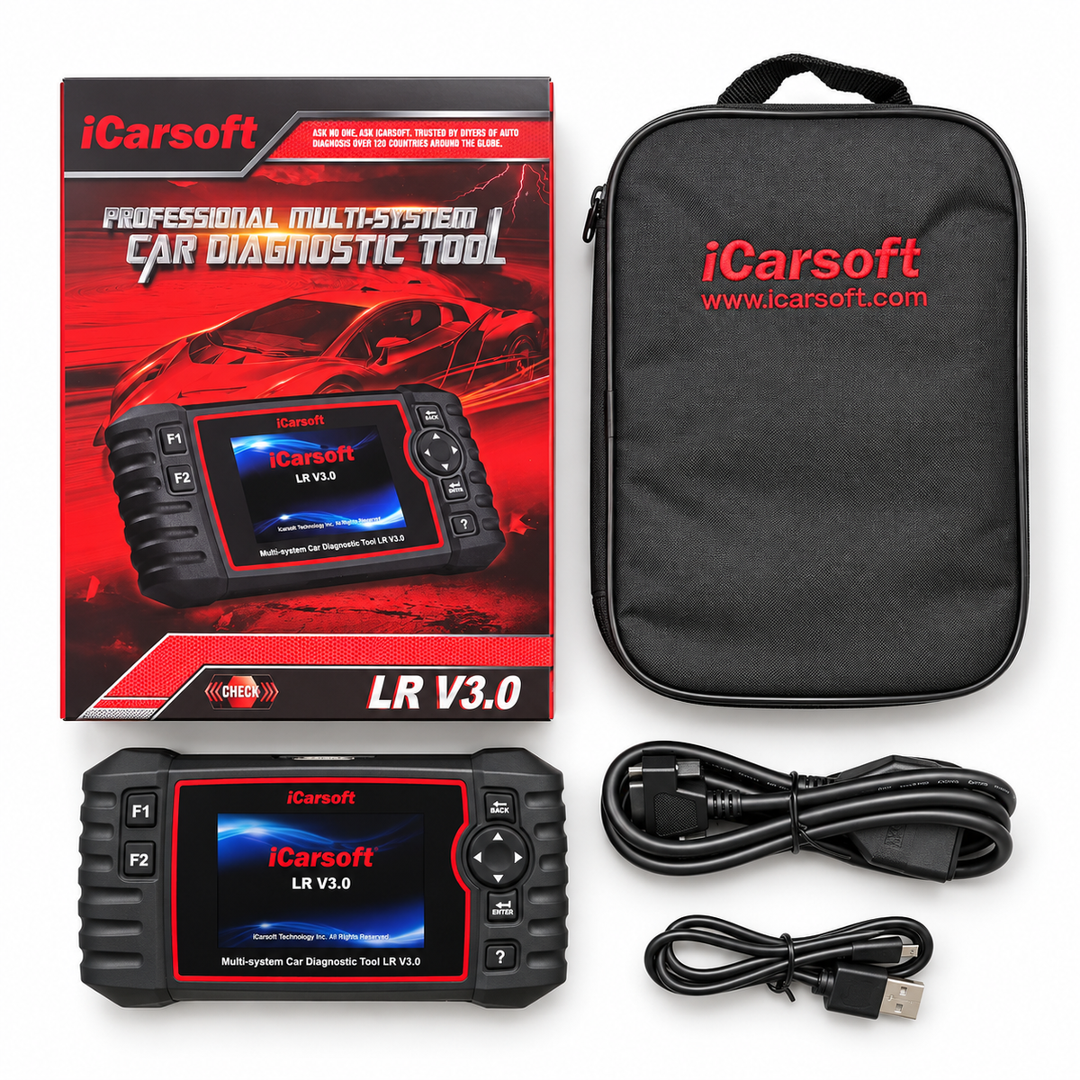 iCarsoft LR V3.0 – Land Rover & Jaguar Diagnostic Scanner