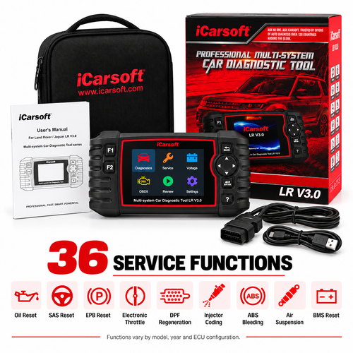 iCarsoft LR V3.0 – Land Rover & Jaguar Diagnostic Scanner