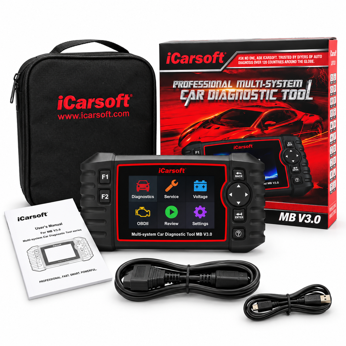 iCarsoft MB V3.0 - Mercedes, Sprinter & Smart Diagnostic Scanner
