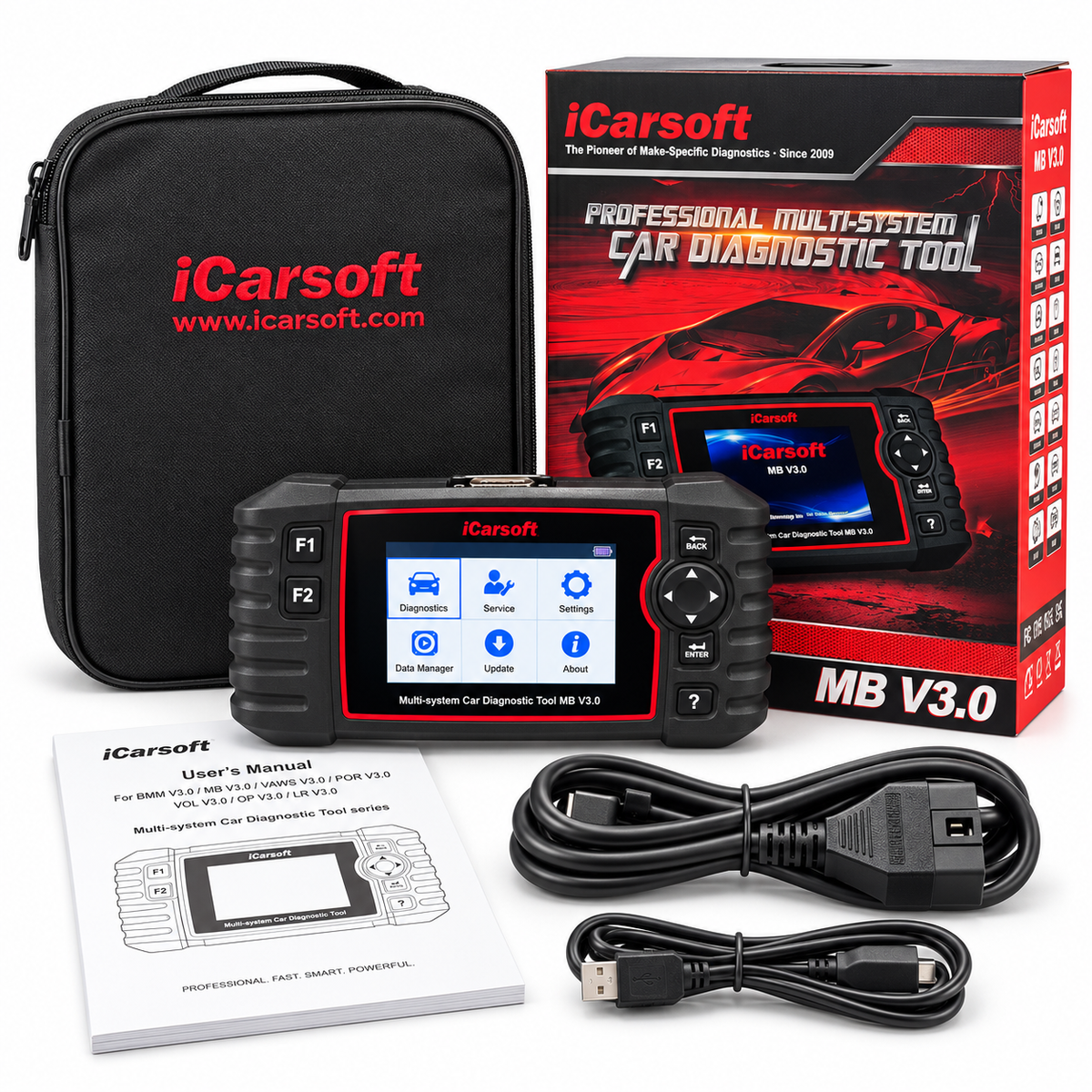 iCarsoft MB V3.0 - Mercedes, Sprinter & Smart Diagnostic Scanner