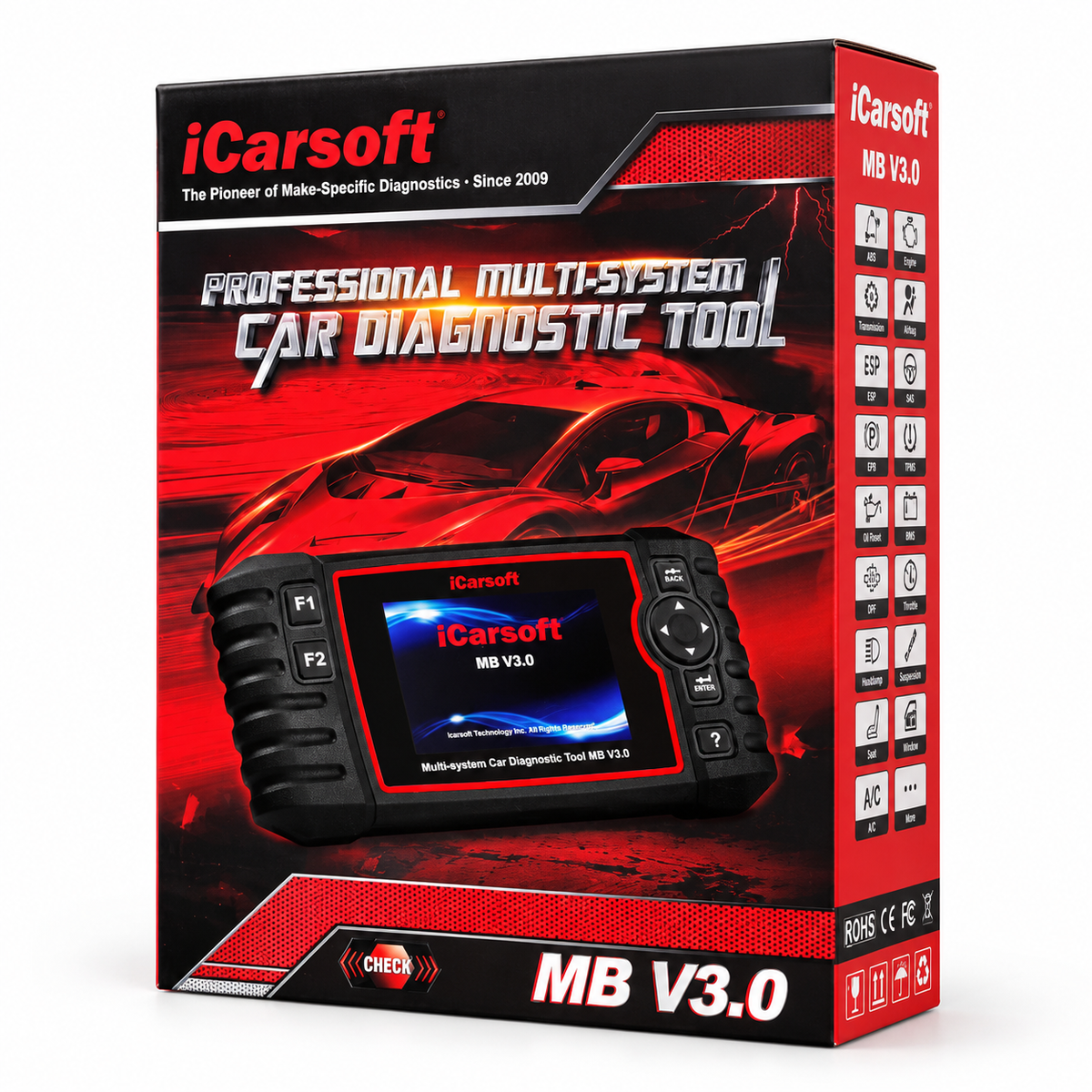 iCarsoft MB V3.0 - Mercedes, Sprinter & Smart Diagnostic Scanner