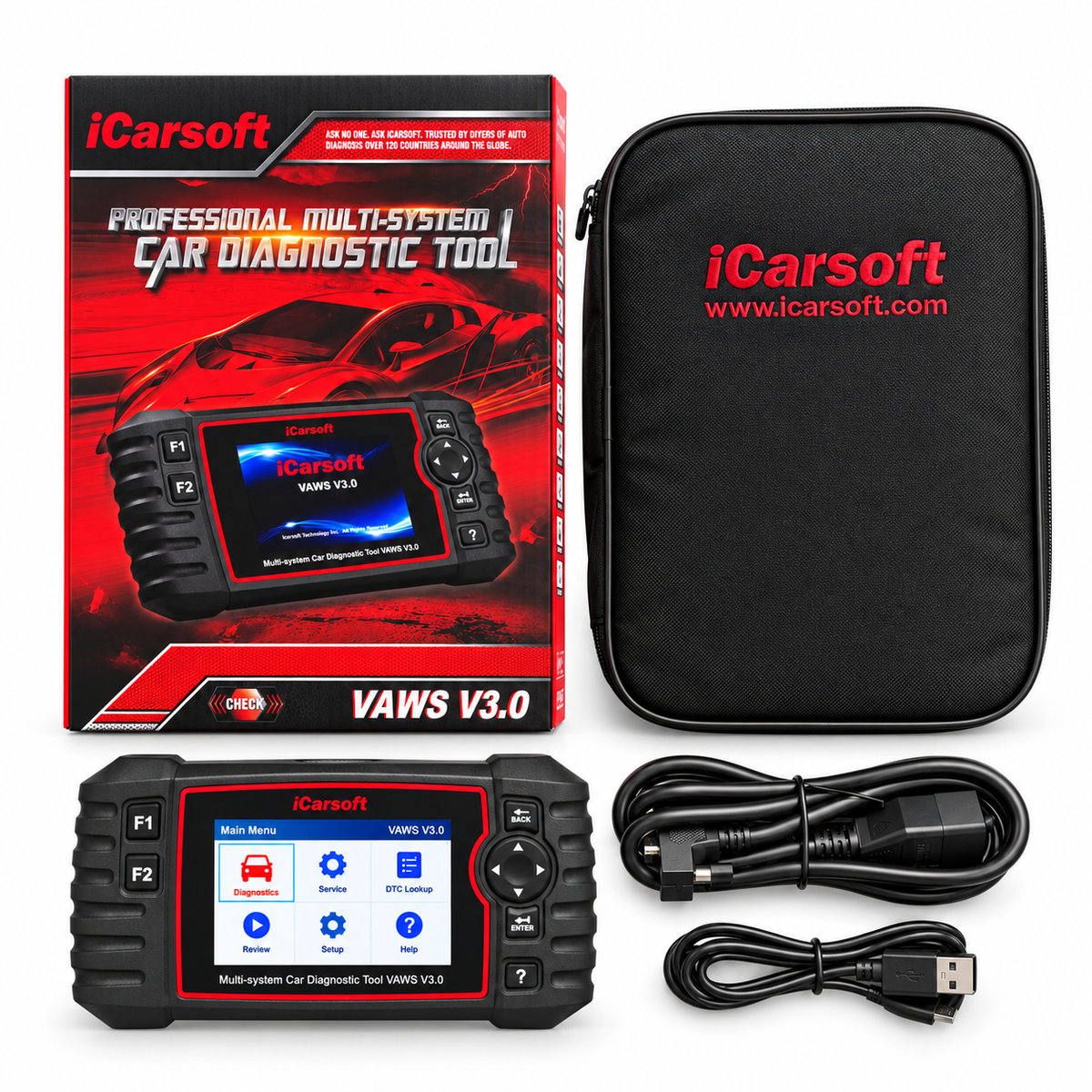 iCarsoft VAWS V3.0 - VW Audi SEAT Skoda Diagnostic Scanner