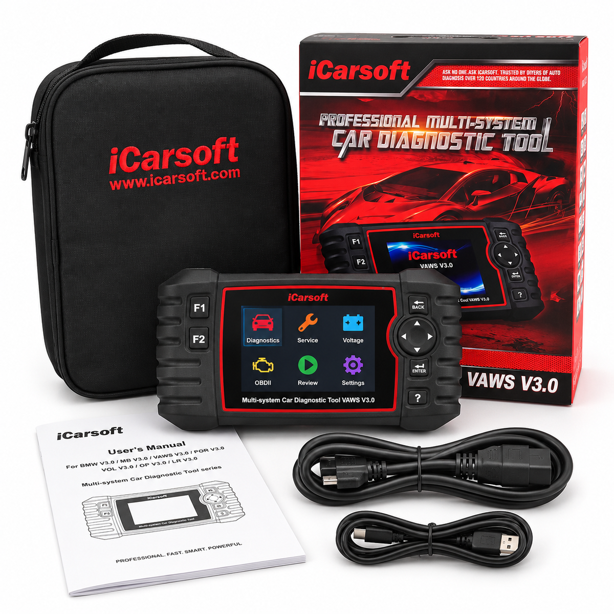 iCarsoft VAWS V3.0 - VW Audi SEAT Skoda Diagnostic Scanner